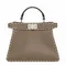 Сумка Fendi Peekaboo "i See You" коричнево-бежевый
