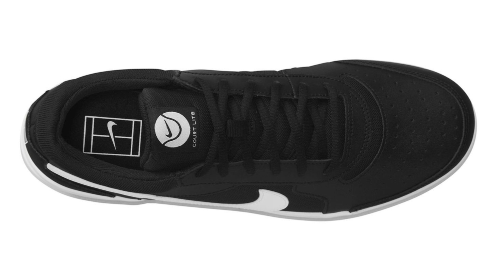 детские Кроссовки теннисные Nike Zoom Court Lite 3 JR - black/white