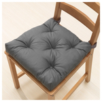 Подушка на стул IKEA MALINDA (МАЛИНДА), Серый, 40 / 35х38х7 см