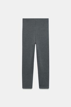 ZARA КОРОТКИЕ ЛЕГИНСЫ ИЗ ЛИОЦЕЛЛА, СЕРО-СИНИЙ