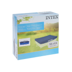 Тент для каркасного бассейна 400х200 см Intex 28037, защитный чехол-накидка для прямоугольного бассейна