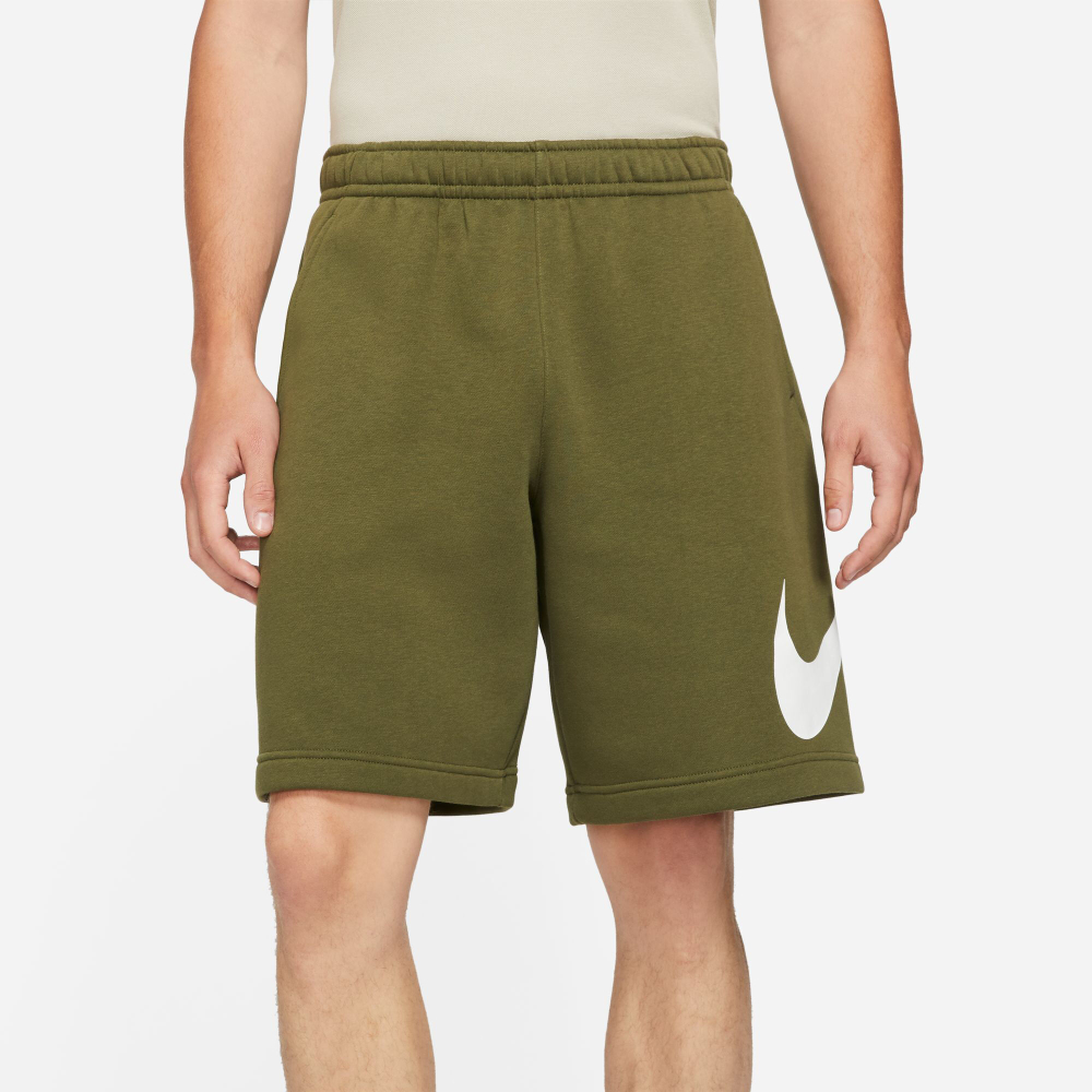 Мужские теннисные шорты Nike Sportswear Club BB GX Men - Green, White