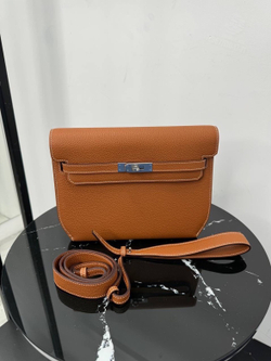 Сумка через плечо Hermes Kelly Depeches 25 Gold