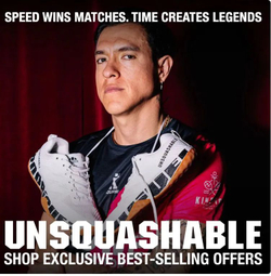 UNSQUASHABLE, MIGUEL RODRIGUEZ AUT0GRAPH, 125g, Squash Racket