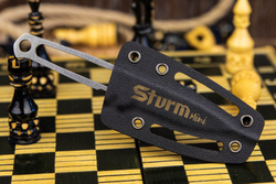 Туристический нож Sturm Mini M390 StoneWash Kydex