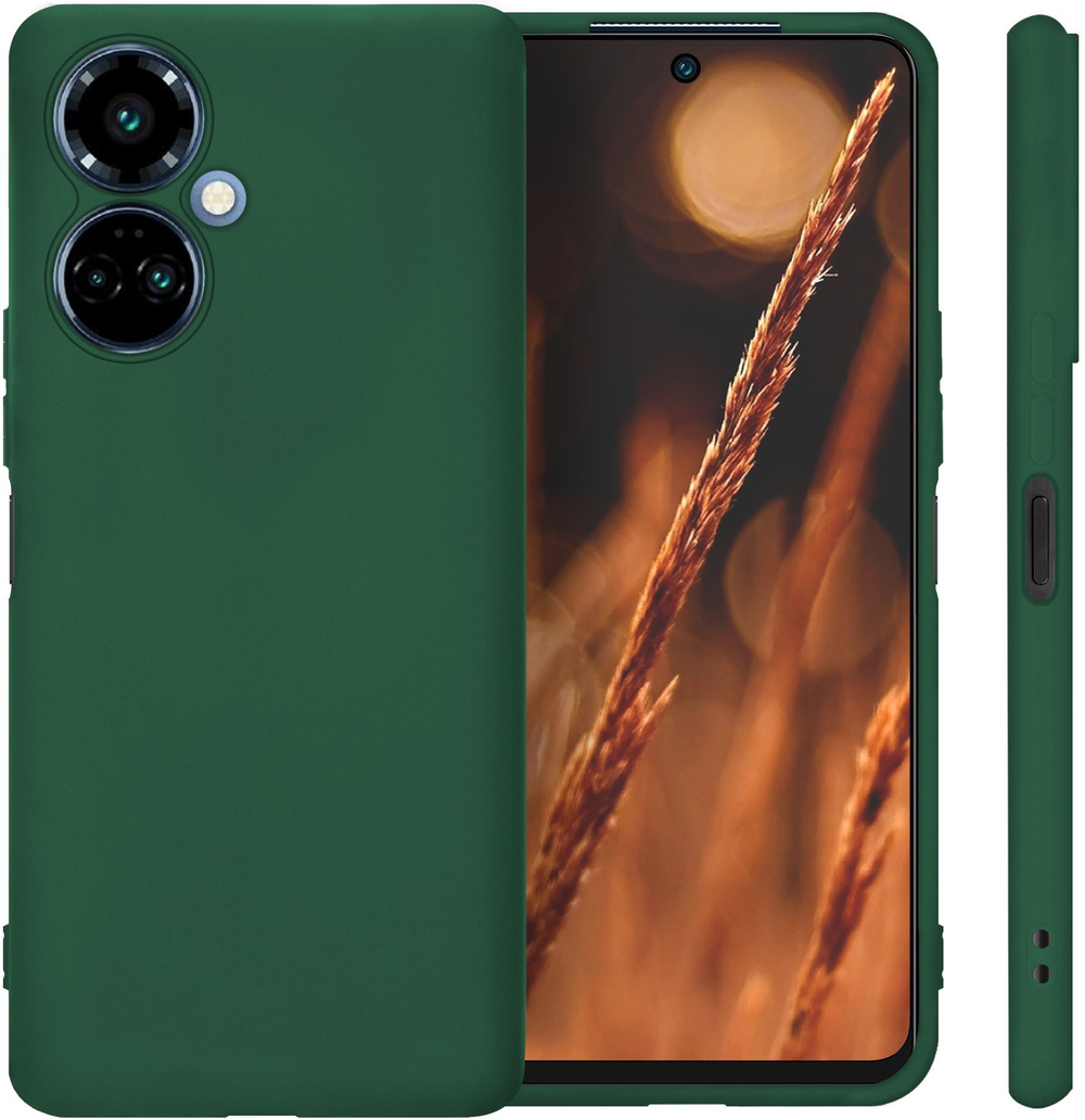 Мягкий Soft Touch чехол из силикона для TECNO CAMON 19 / 19 PRO 4G с бархатной подкладкой