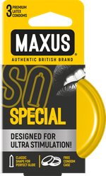 Презервативы точечно-ребристые MAXUS Special №3 ж/к