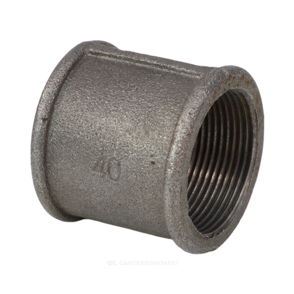Муфта длинная чугун Ду 40 (1 1/2") ВР Fittex