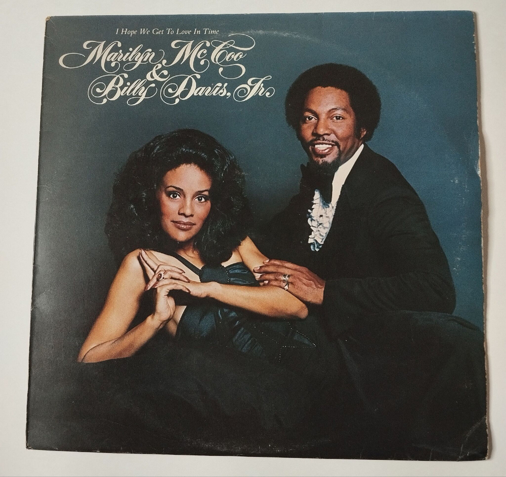 Винтажная виниловая пластинка LP Marilyn McCoo and Billy Davis Jr. I Hope We Get To Love In Time (UK 1976)