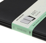 Блокнот для нот Moleskine ART CAHIER MUSIC 19х25см, 80 стр, обложка черный картон (3шт)