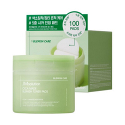 JMSolution Toner Pads Cica Made Spot Care Тонер-пэды для лица успокаивающие с центеллой азиатской, 100 шт (140 мл)