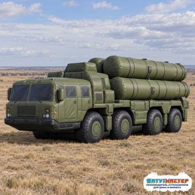 Надувной автомобиль ЗРК «С-400 Триумф», 13×3,8×3,8 м