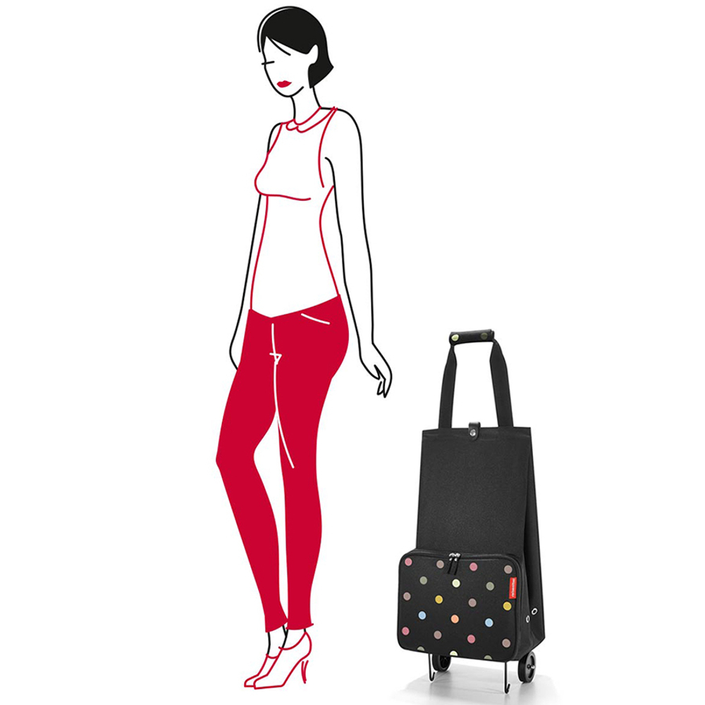 Сумка на колесиках foldabletrolley dots