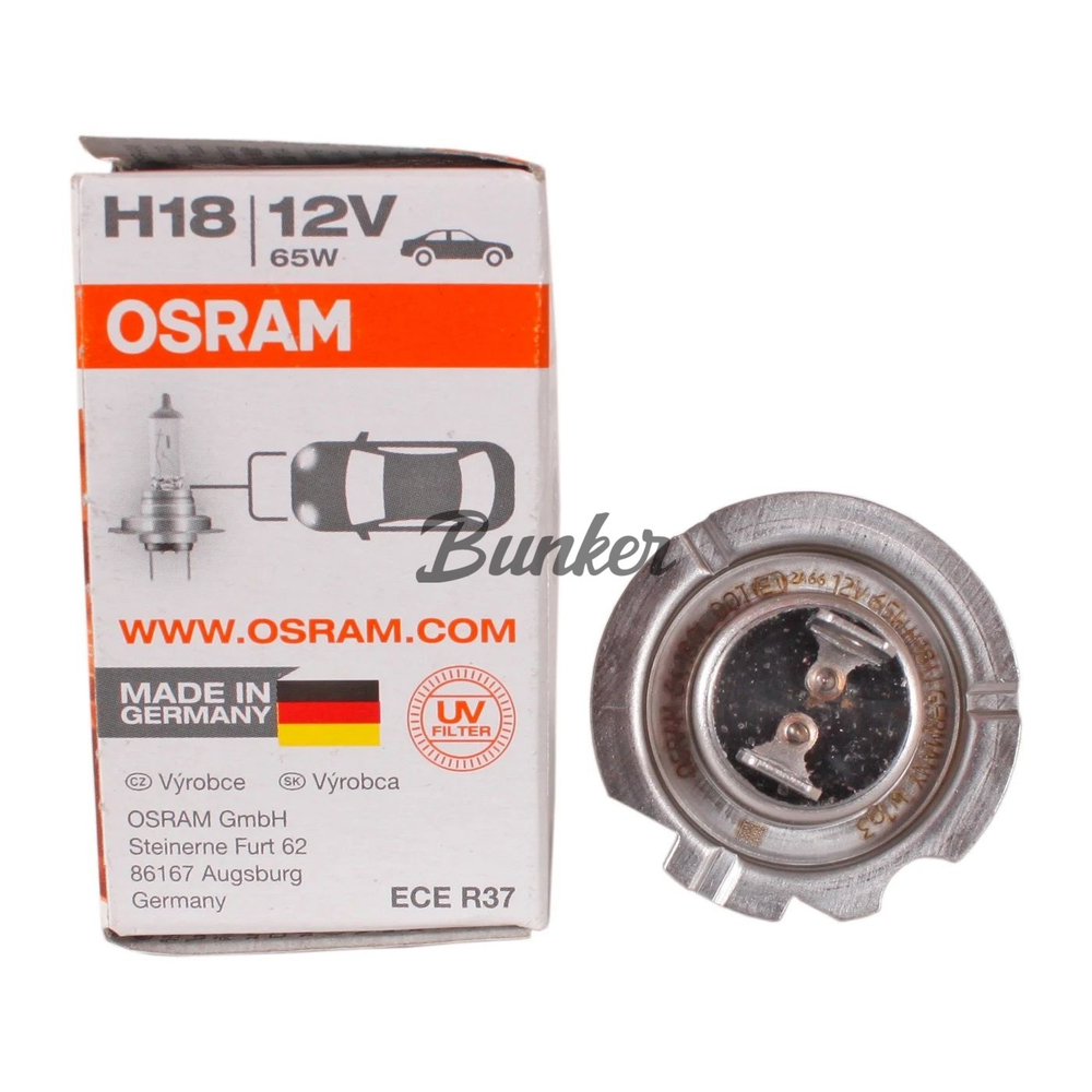 Галогеновая лампа Osram H18,12V