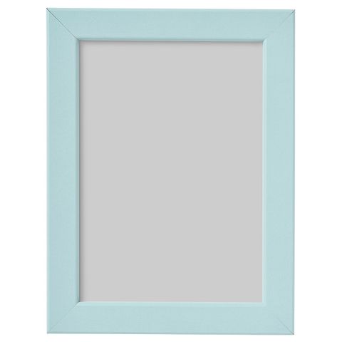 Фоторамка IKEA FISKBO (ФИСКБО), Светло-голубой, 13х18 см