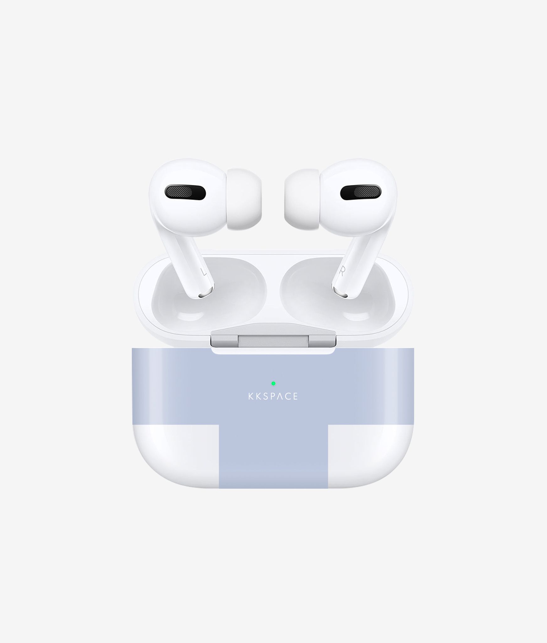 Виниловая наклейка LIGHT BLUE для AirPods