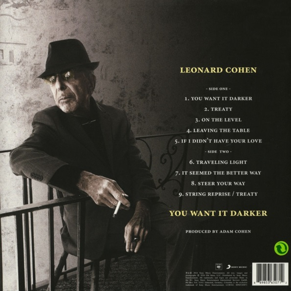 Leonard Cohen / You Want It Darker (LP)