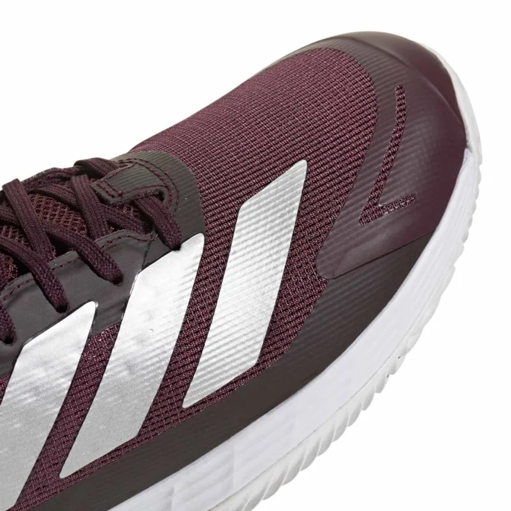 Мужские теннисные кроссовки Adidas Defiant Speed 2 M Clay - maroon/cloud white/tech grey metallic