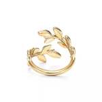 Кольцо из жёлтого золота 18k.🌿Tiffany , Olive