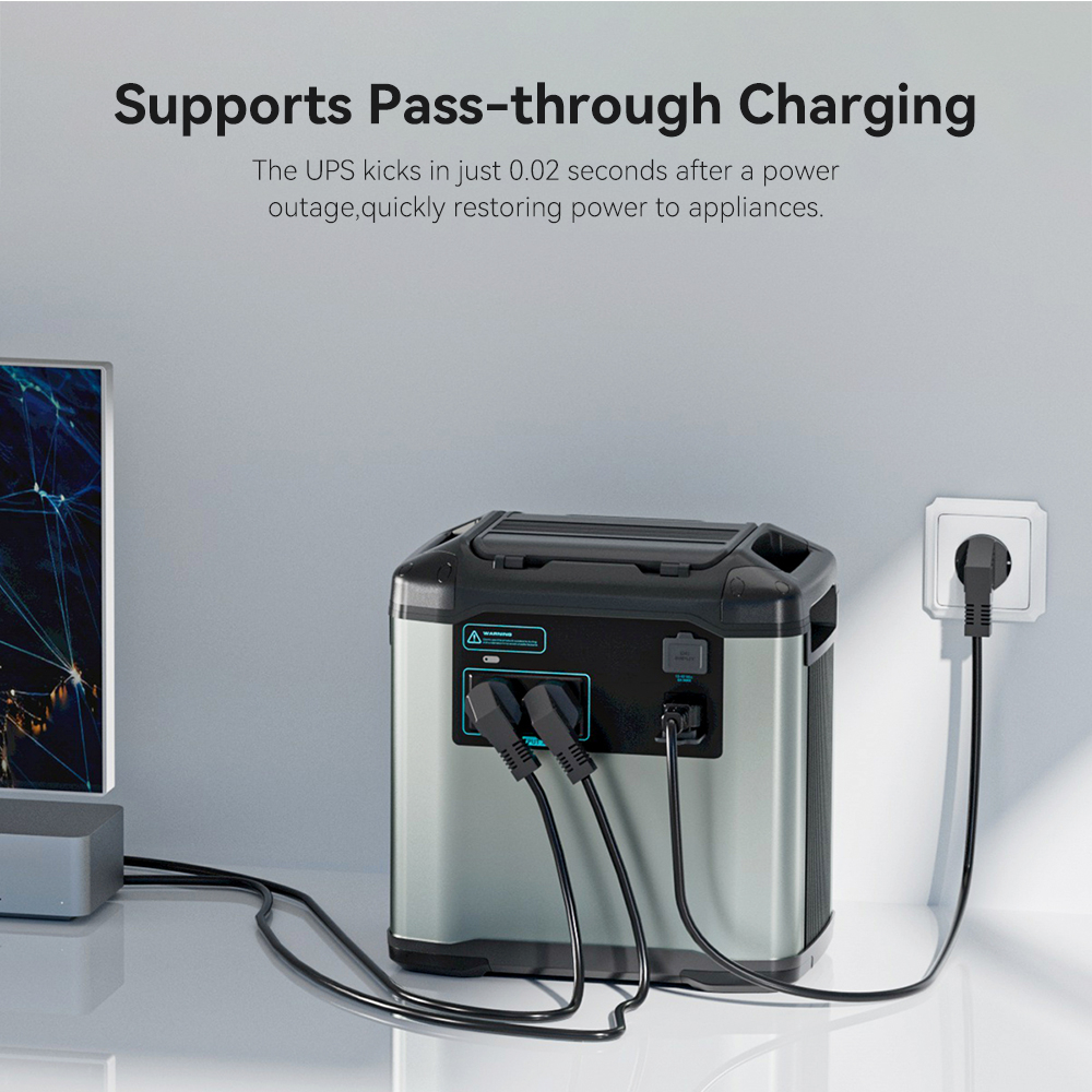 Электростанция портативная 1935WH 537600mAh 2200W P25MAX Flashfish