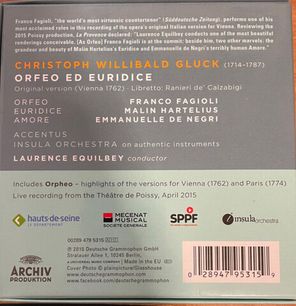 Сборник / Gluck: Orfeo Ed Euridice (3CD)