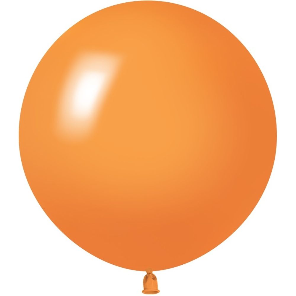 Шар (36''/91 см) Оранжевый, пастель, 1 шт.