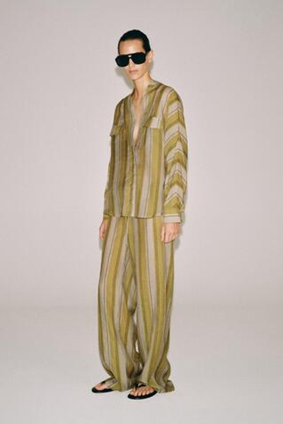 БРЮКИ В ПОЛОСКУ — ZW COLLECTION — ZARA