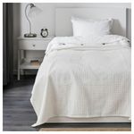 Покрывало IKEA INDIRA (ИНДИРА), Белый, 150х250 см
