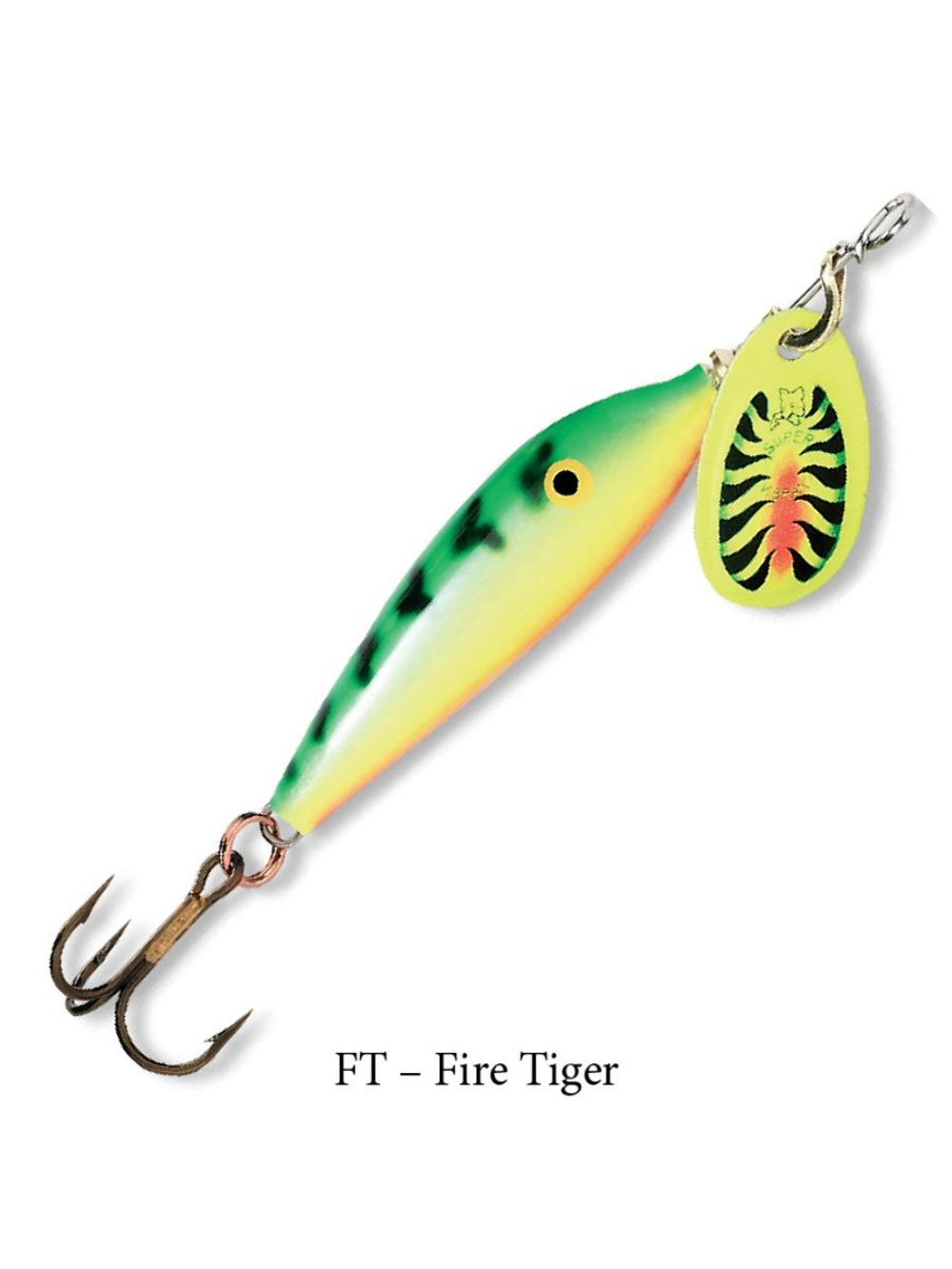 Блесна рыболовная вращающаяся Blue Fox Vibrax Minnow Spin №2, 3,5 г, TR