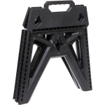 Табурет складной PL-204L, 38*27*34 см, до 100 кг, черный