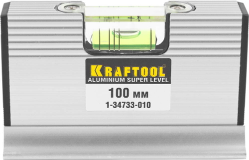 KRAFTOOL ACU-VIEW, 4 в 1, 100 мм, компактный уровень для горизонтальных измерений и уклонов (1-34733-010)