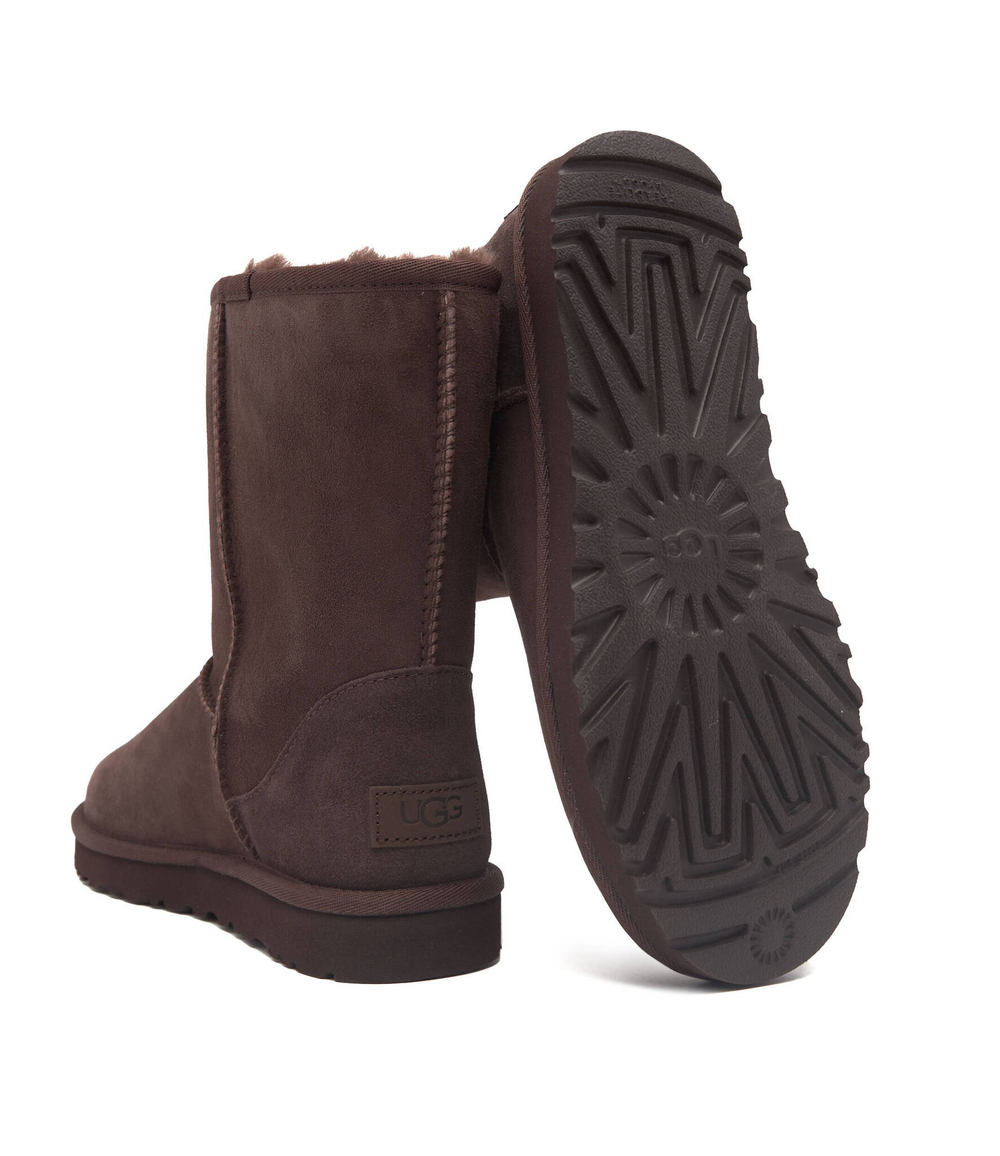 Кожаные угги w classic short ii UGG - коричневый(1016223)