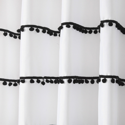 Шторка для ванной 180х200 Carnation Home Fashions Pompon