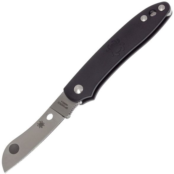 Цена наНож складной Roadie™ Spyderco 189PBK TSA Knife (Transportation Security Administration), сталь N690Co Satin Plain, рукоять термопластик FRN, чёрный