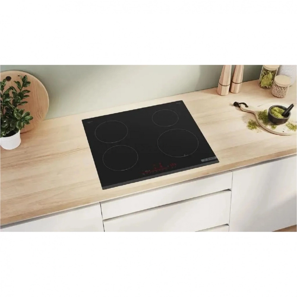 Индукционная варочная панель Bosch PIE631HB1E Serie 6, черная