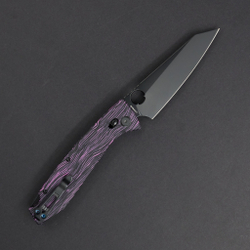 Нож складной Daggerr Alligator DH Purple Black