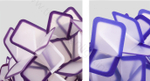 Pendant design lamp Clizia by Slamp D53 (purple)