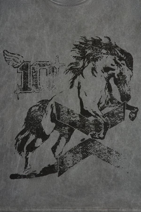 Футболка Stallion серая - фото 3