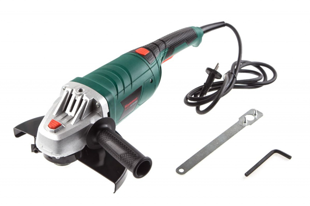 Угловая шлифмашина Hammer USM 2400 D, 2400 Вт, 230 мм