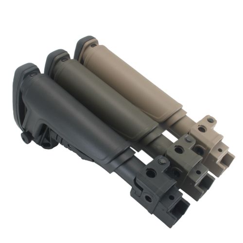 Пластиковый приклад на АК-74, DLG Tactical. Черный