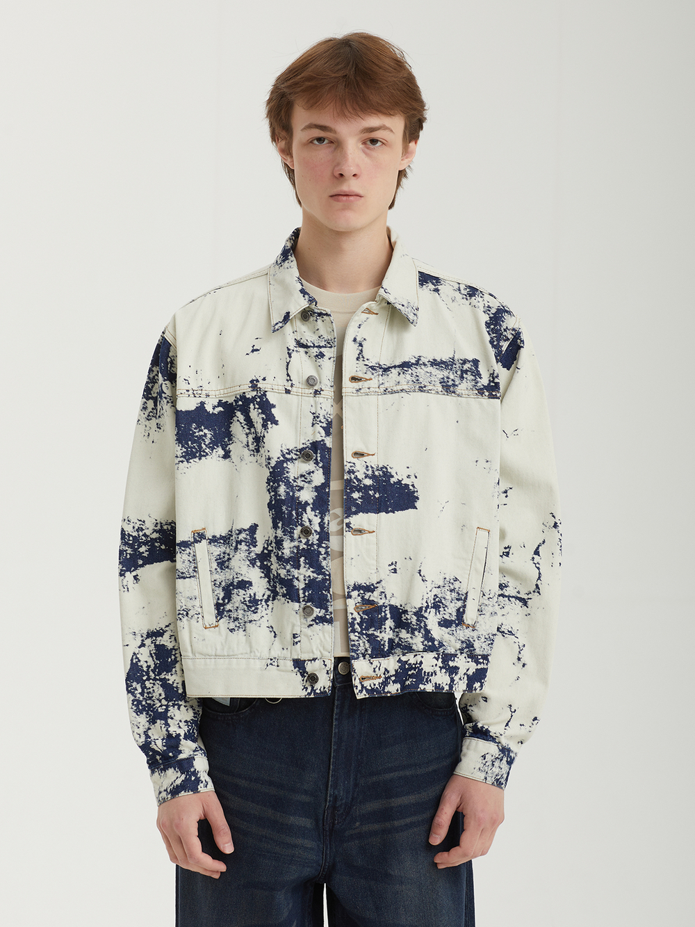 Мужская Куртка Bleached Trucker