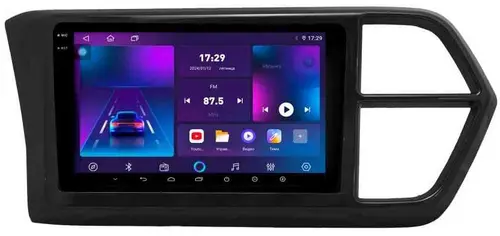 Магнитола для Jetta VS5, VS7 - Parafar PF676LUX1RN2K на Android 13, Быстрая, QLED+2K, CarPlay, 4G SIM-слот