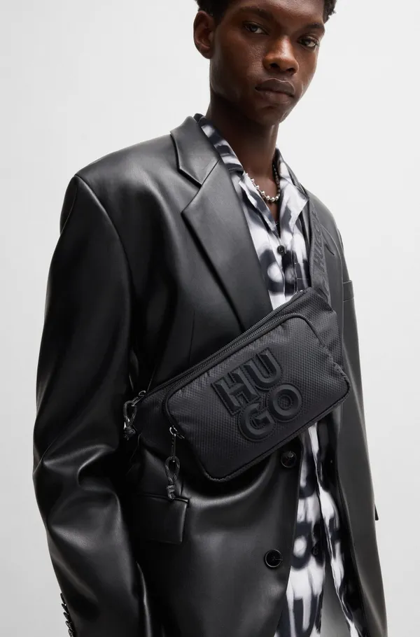 Сумка поясная мужская HUGO Malick_Bumbag