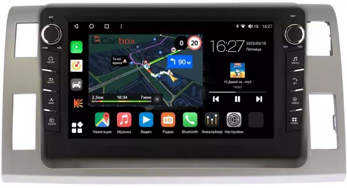 Магнитола для Toyota Estima 3 2006-2019 (правый руль) - Canbox 10-1129 Android 10, Быстрая, CarPlay, 4G SIM-слот
