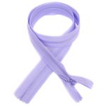 Молния потайная (скрытая) SBS Т3 (3 мм) 1 зам., н/раз., 35 см, S-302 синий светлый, уп. 50 шт