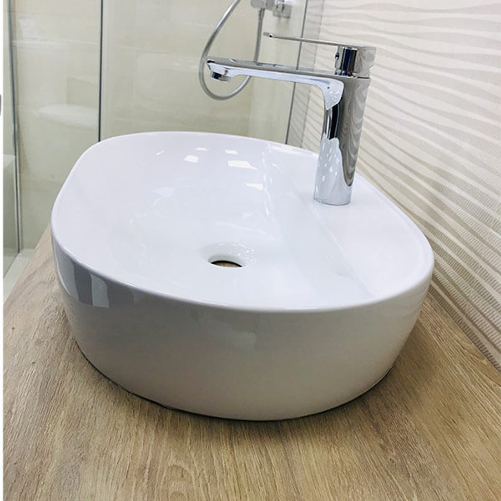 Раковина накладная AVS Луиза 61x40 белая 801-0221-61GW