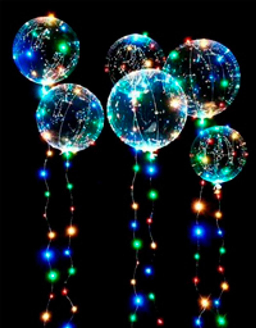 Bubbles со светодиодной лентой+грузик