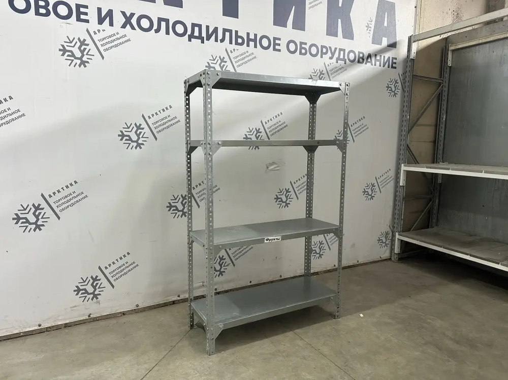 Стеллаж складской оцинкованный 106х40х180 (разборный)
