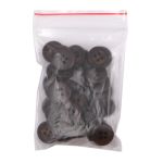 Пуговицы 4 прокола 24L=15 мм, (Brown (коричневый)), 36 шт