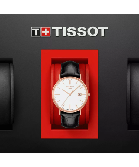 Tissot T922.410.76.011.00 мужские часы Tissot Goldrun T-Gold на ремне в коробке